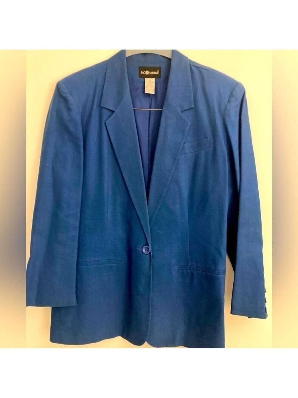 Sag Harbor women’s Blazer blue sz 16 Vintage
